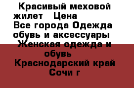 Красивый меховой жилет › Цена ­ 15 500 - Все города Одежда, обувь и аксессуары » Женская одежда и обувь   . Краснодарский край,Сочи г.